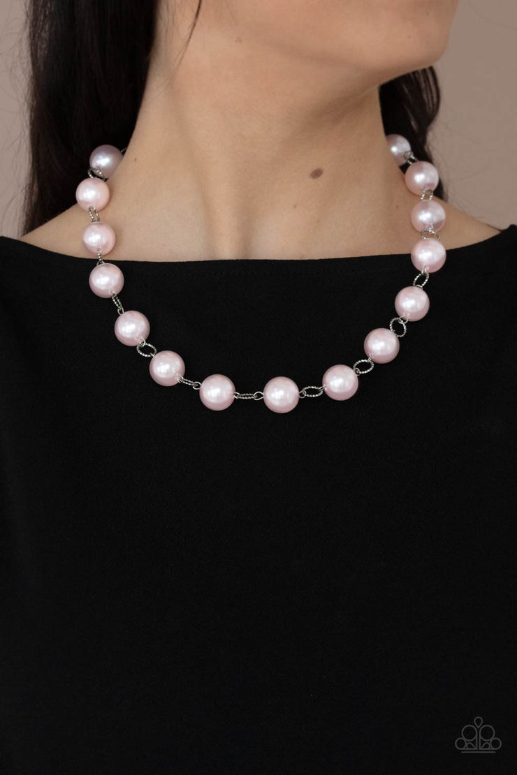 Ensconced in Elegance - Pink Necklace