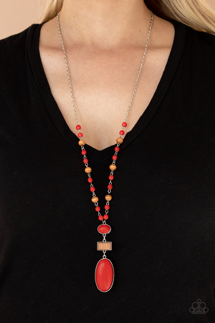 Naturally Essential - Red Necklace