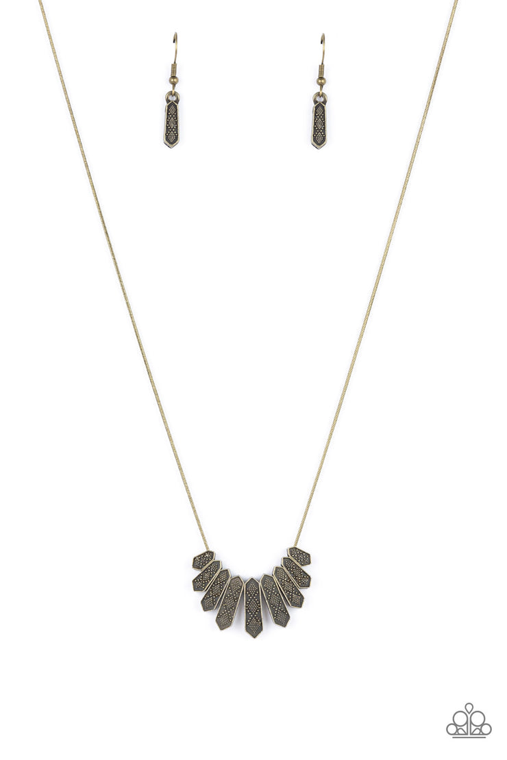 Monumental March - Brass Necklace