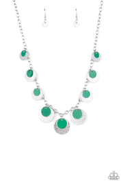 The Cosmos Are Calling - Green Necklace