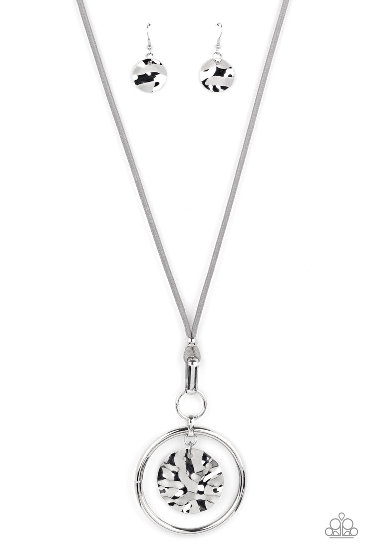 CORD-inated Effort - Silver Necklace