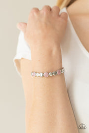 Dimensional Dazzle - Pink Bracelet