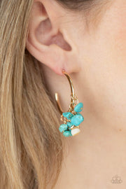 Gorgeously Grounding - Gold Hoop Earring