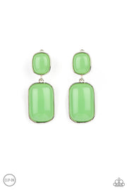 Meet Me At The Plaza - Green Earring