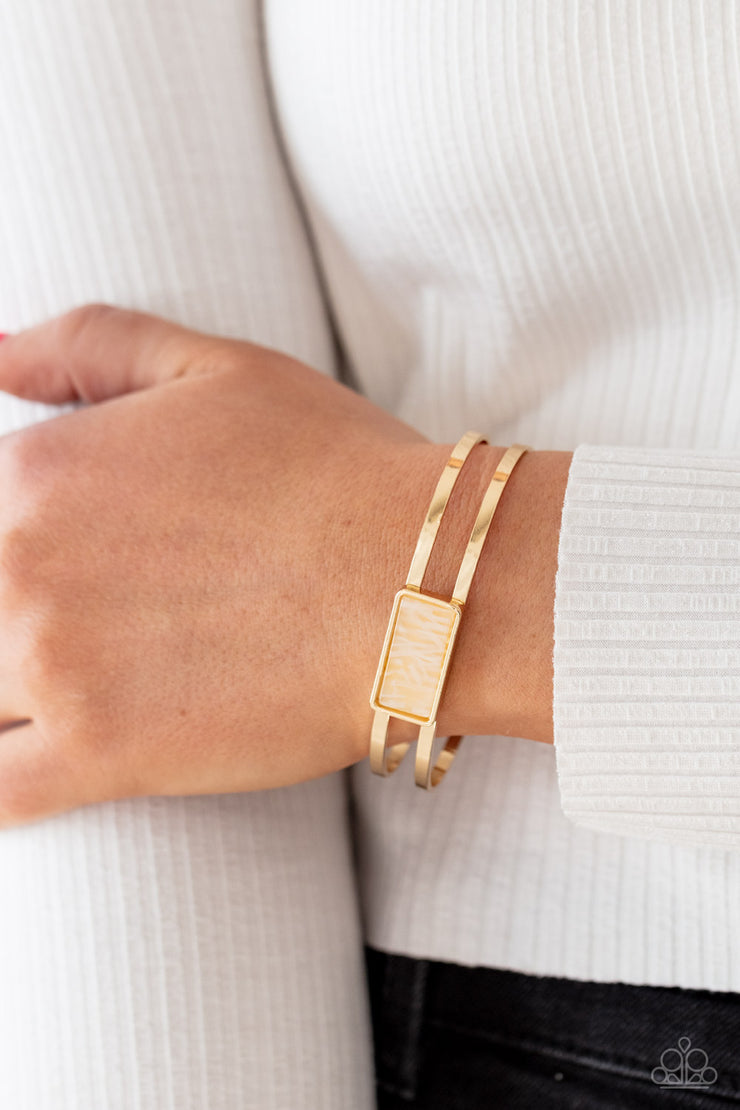 Remarkably Cute and Resolute - Gold Bracelet