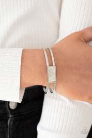 Remarkably Cute and Resolute - White Bracelet