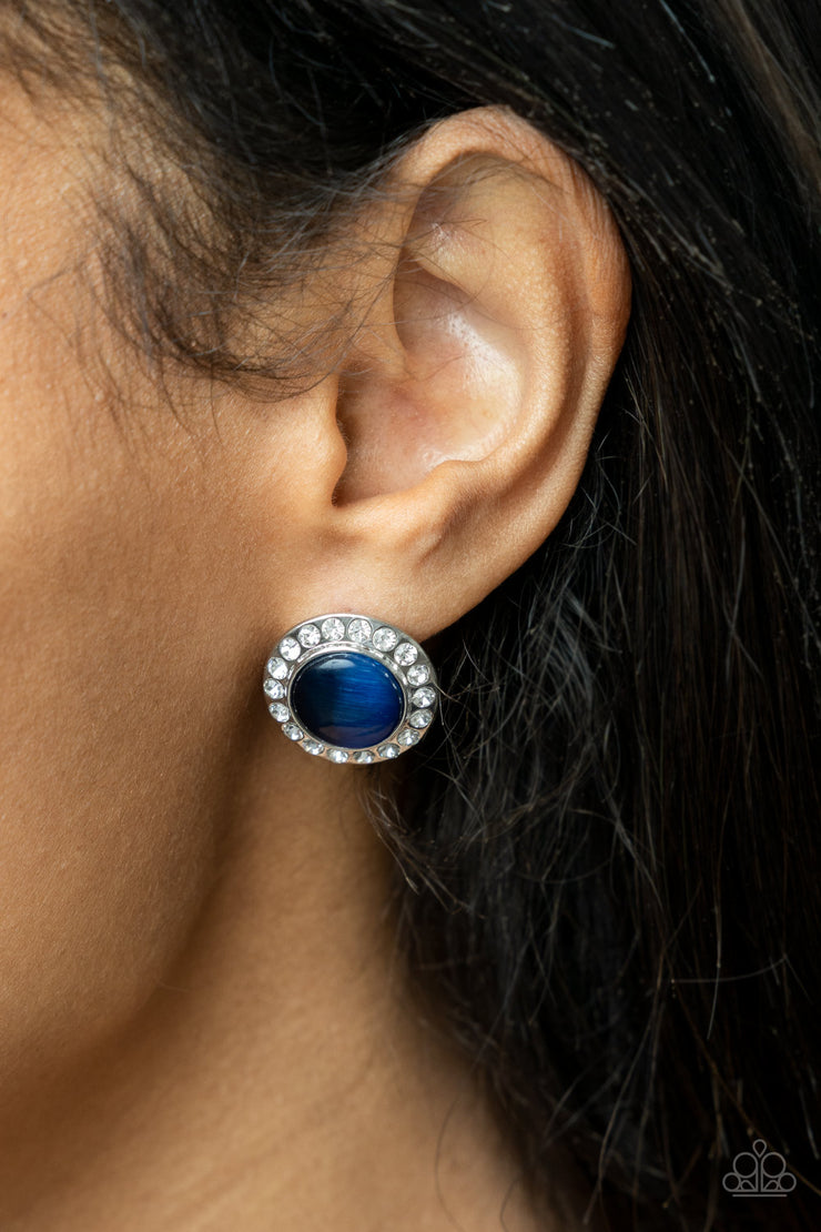 Glowing Dazzle - Blue Earring
