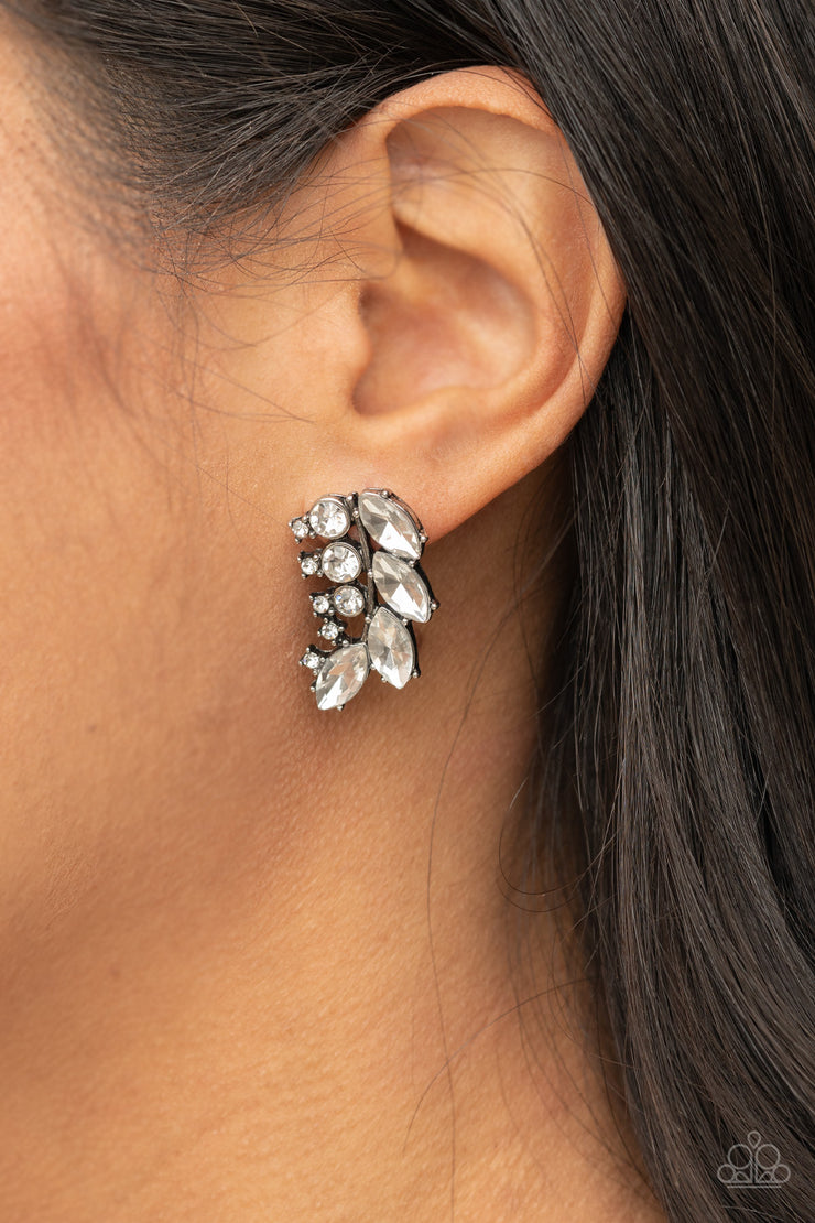 Flawless Fronds - White Earring