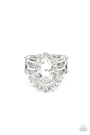 Elegantly Cosmopolitan - White Ring