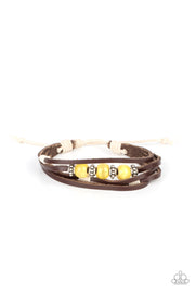 Homespun Radiance - Yellow Bracelet