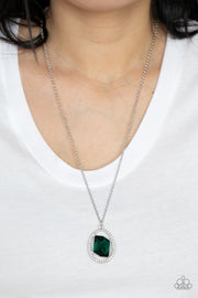 Undiluted Dazzle - Green Necklace