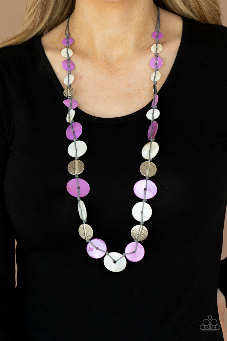 Seashore Spa - Purple Necklace