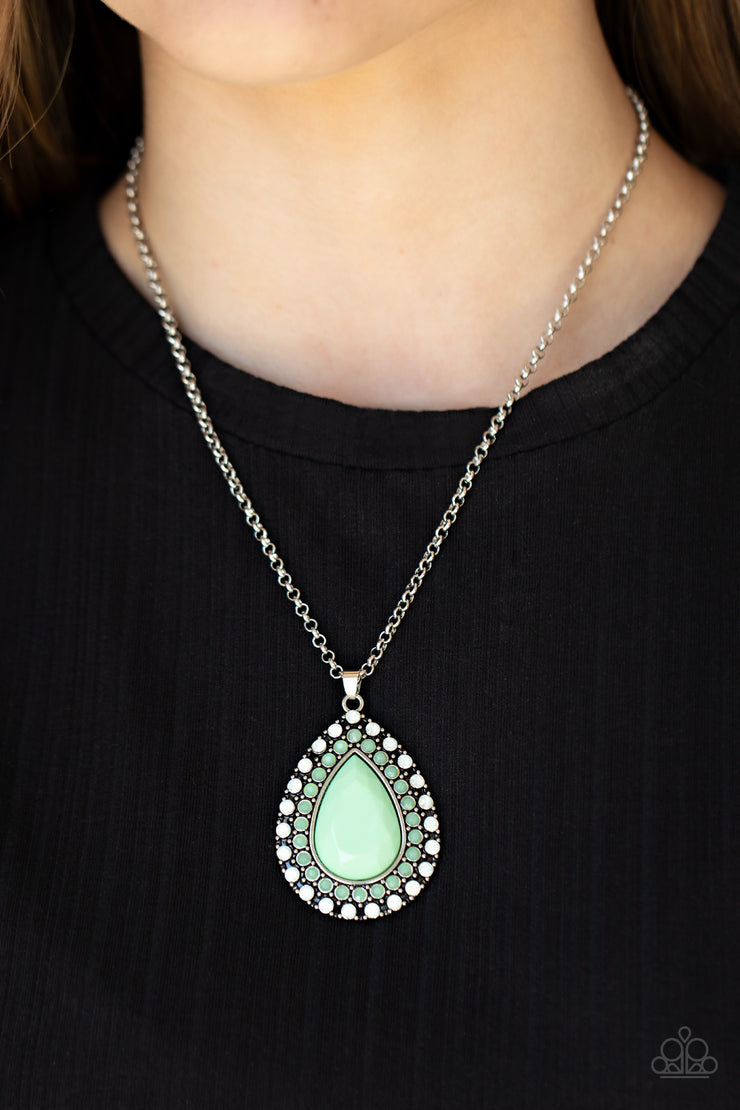 DROPLET Like Its Hot - Green Necklace