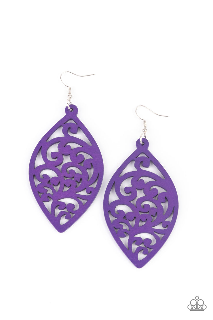 Coral Garden - Purple Earring