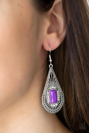 Deco Dreaming - Purple Earring