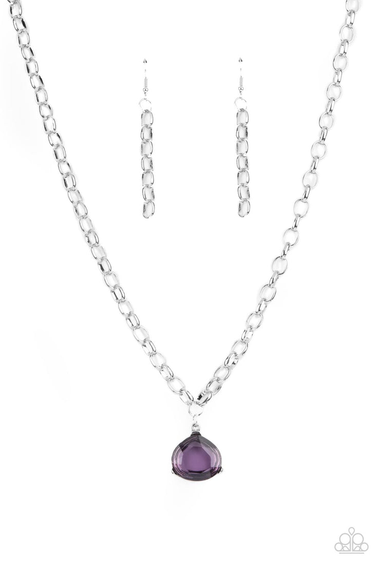 Gallery Gem - Purple Necklace