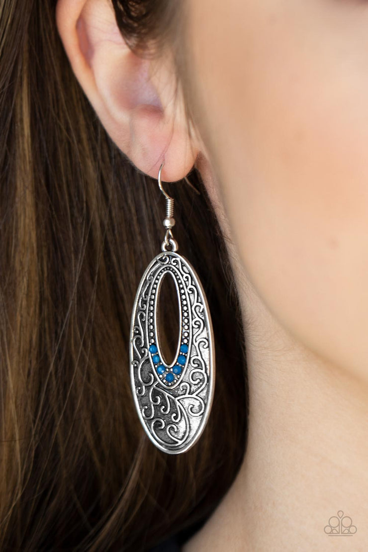Fairytale Flora - Blue Earring