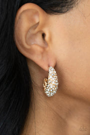 Glamorously Glimmering - Gold Earring