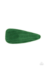 Colorfully Corduroy - Green Hair Clip
