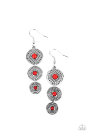 Totem Temptress - Red Earring