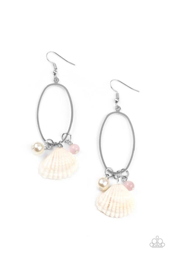 This Too Shell Pass-Pink Earring