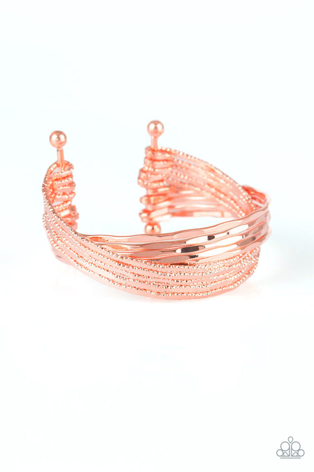 See A Pattern Copper Bracelet