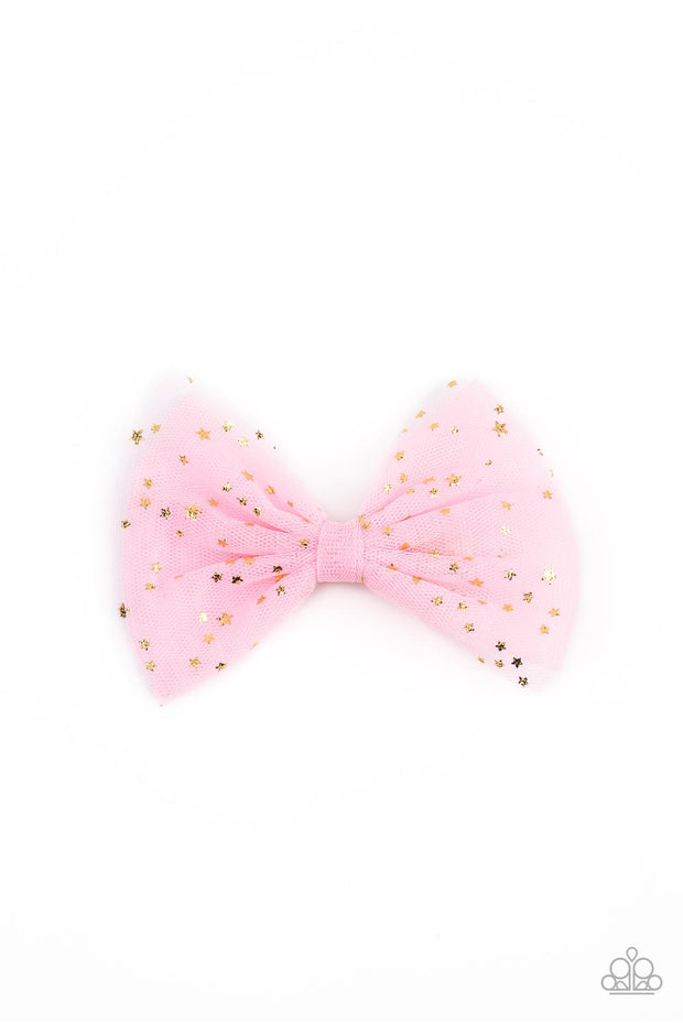 Twinkly Tulle - Pink Hair Clip