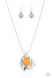 Amazon Amulet - Orange Necklace
