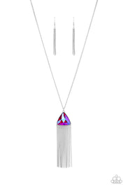 Proudly Prismatic - Pink Necklace