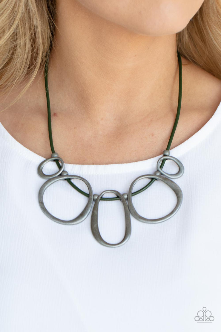 Historical Hipster - Green Necklace