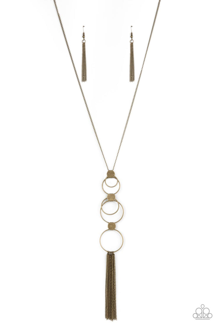 Join The Circle - Brass Necklace