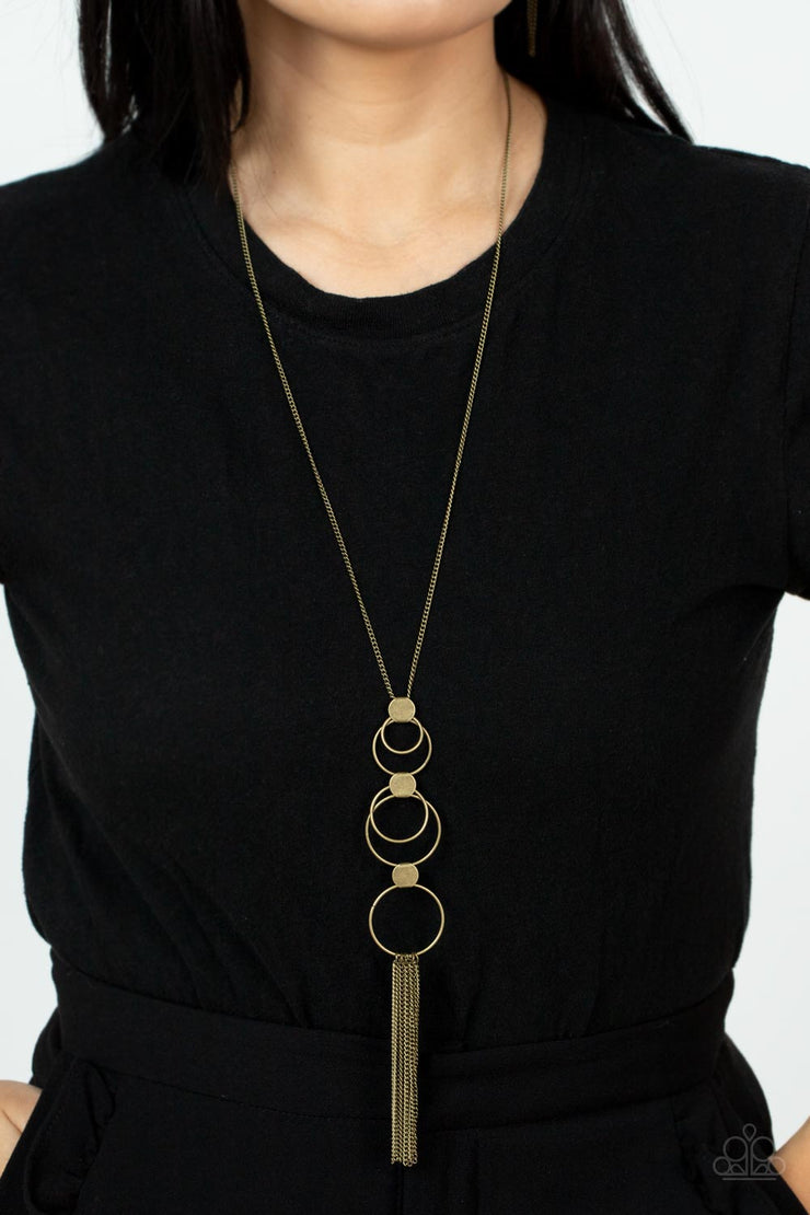 Join The Circle - Brass Necklace