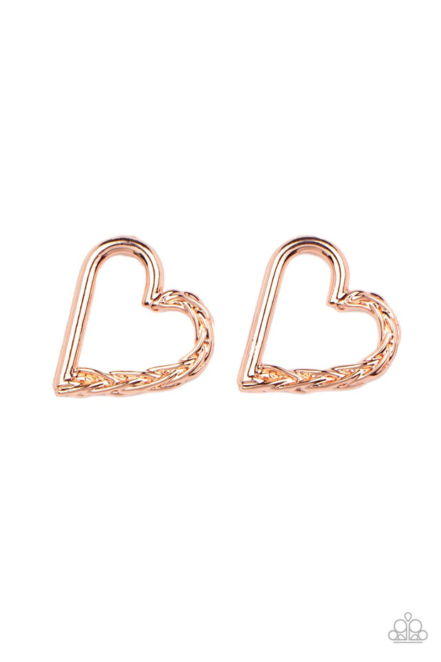 Cupid, Who? - Copper Post Earring