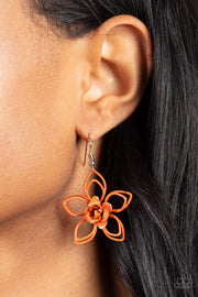 Botanical Bonanza - Orange Earring