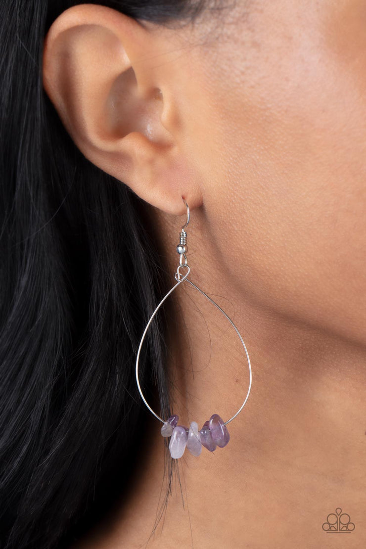 South Beach Serenity - Purple Earring