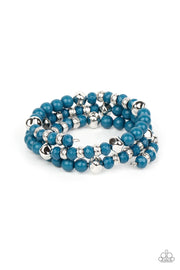 Vibrant Verve-Blue Bracelet