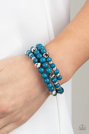 Vibrant Verve-Blue Bracelet