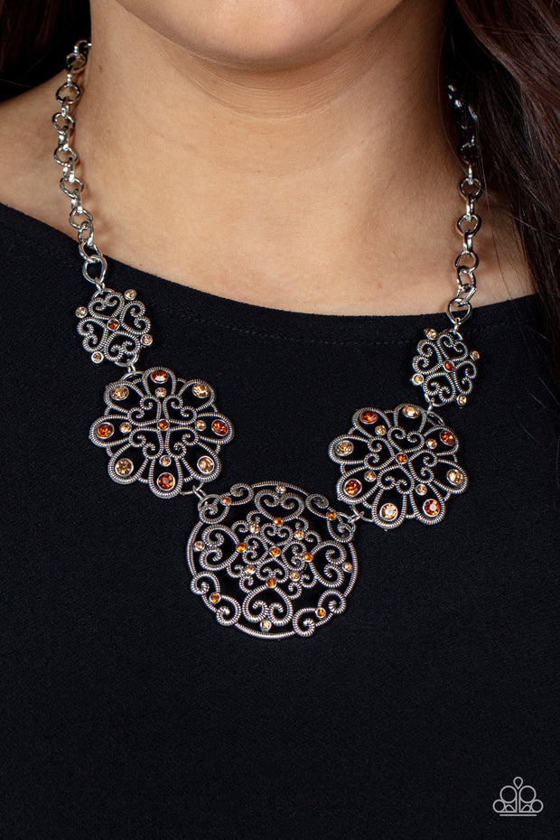 Royally Romantic - Brown Necklace