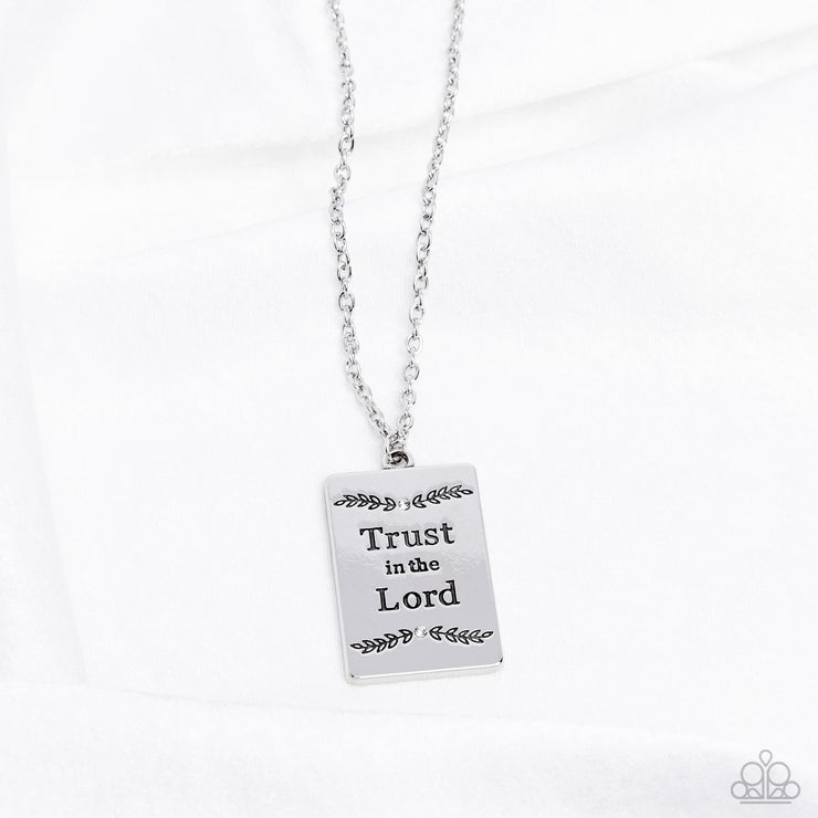 All About Trust - White Necklace