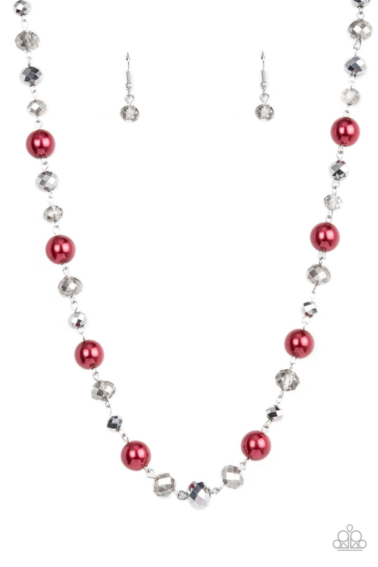 Decked Out Dazzle - Red Necklace