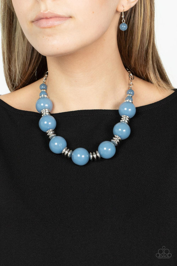 Race to the POP - Blue Necklace