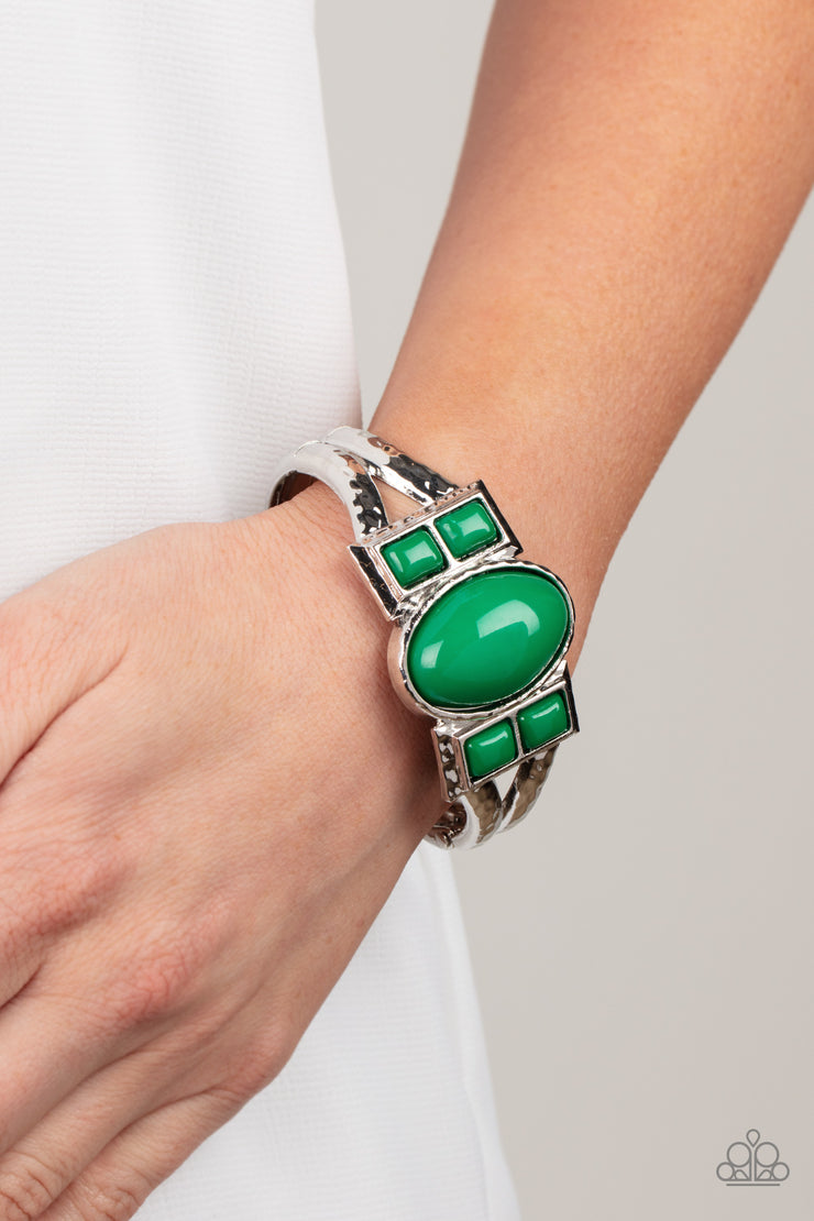 A Touch of Tiki - Green Bracelet
