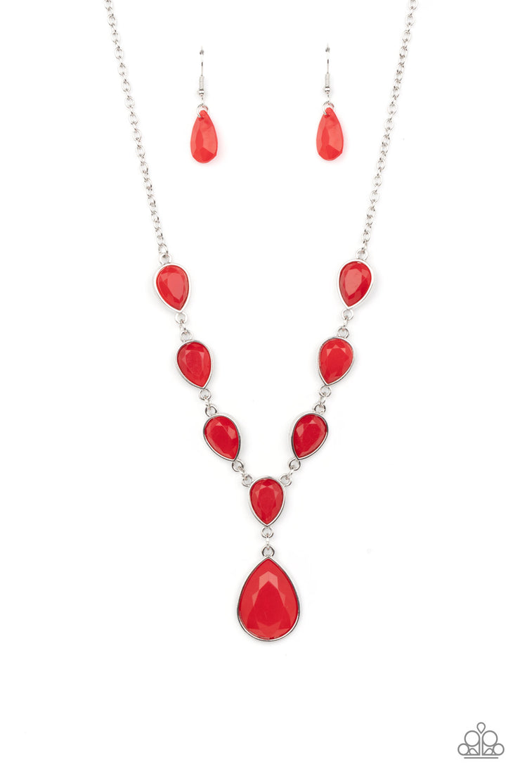 Party Paradise - Red Necklace