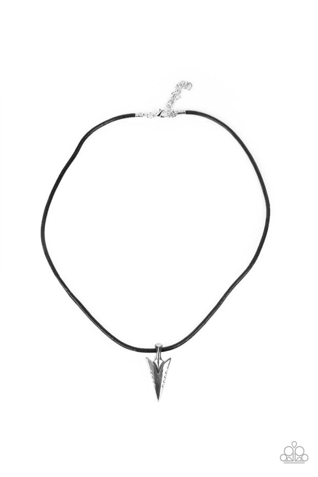 Pharaohs Arrow - Black Necklace