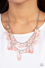 Candlelit Cabana - Pink Necklace