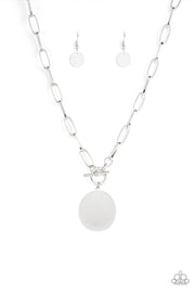Tag Out - Silver Necklace