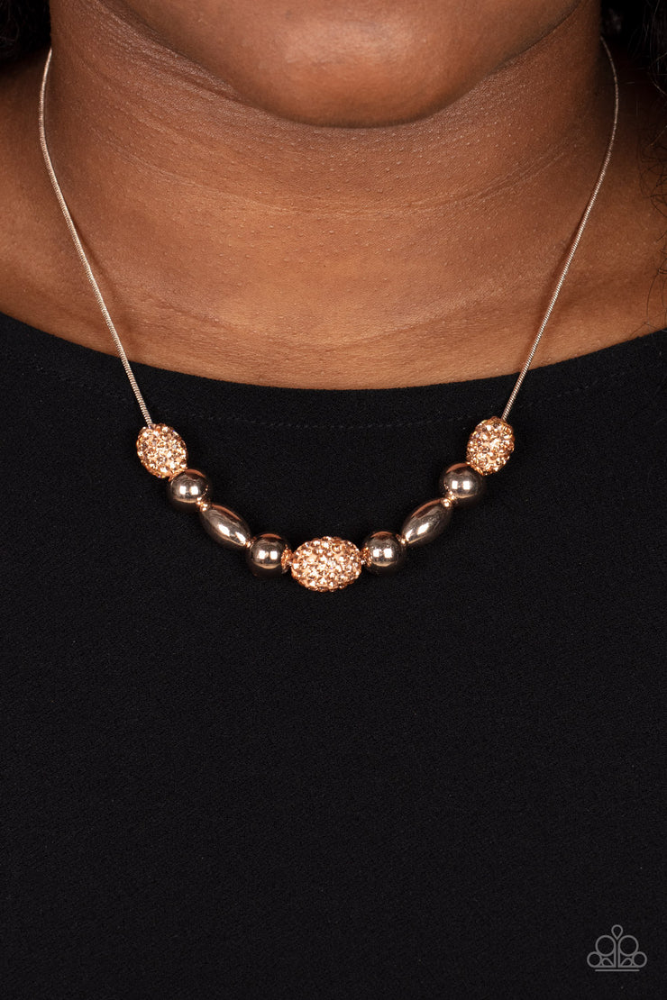 Space Glam - Rose Gold Necklace