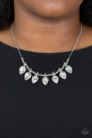Crown Jewel Couture - White Necklace