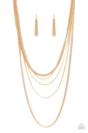 Top of the Food Chain - Gold Necklace