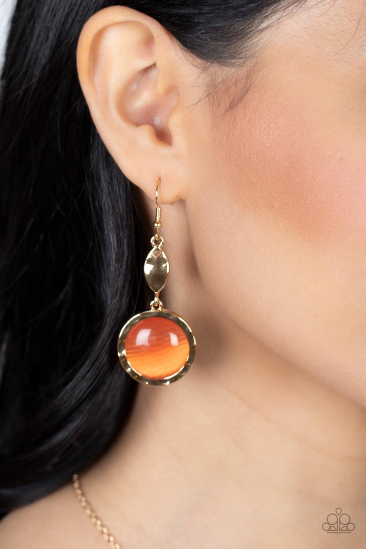 Magically Magnificent - Orange Earring